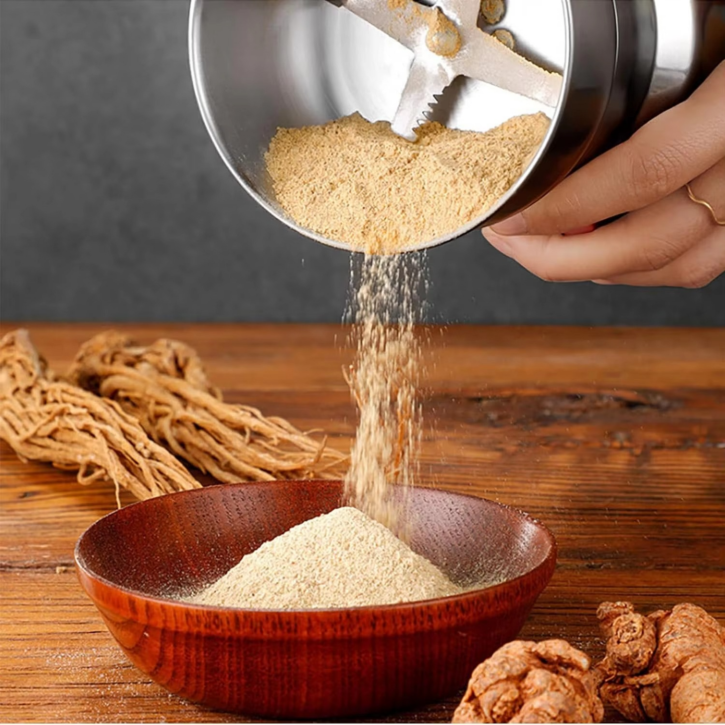Stainless Steel Spice, Masala & Coffee Grinder