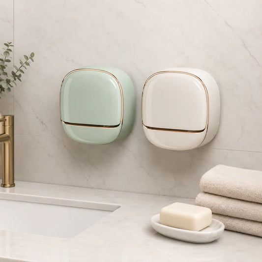 Wall Mounted Soap Holder with Drain Tray