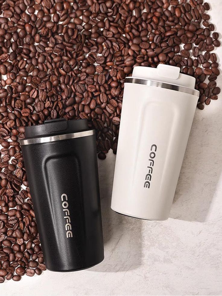 Digital Stainless Steel Vacuum Coffee Mug (Hot & Cold)