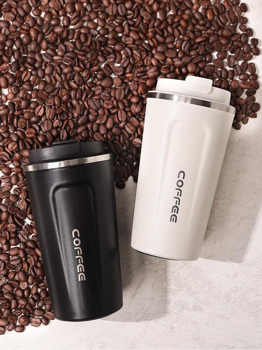 Digital Stainless Steel Vacuum Coffee Mug (Hot & Cold)