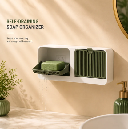 Double Wall Mounted Soap Holder – No Drilling