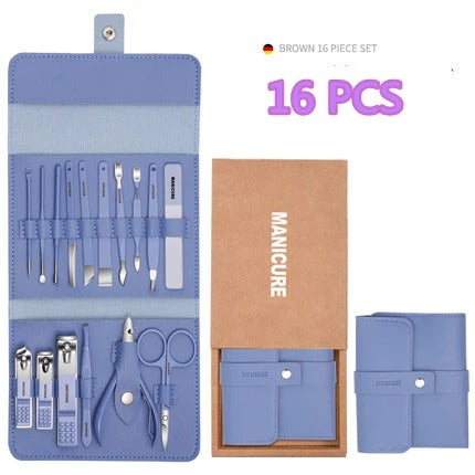 16-Pcs Manicure Grooming Kit