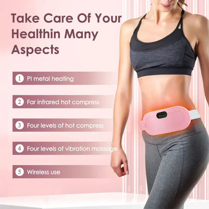 Electric Heating Pad - Period Abdominal Massage Belt