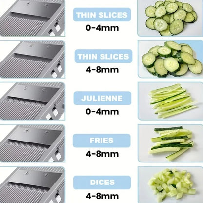5 in 1 Multifunctional Vegetable Cutter