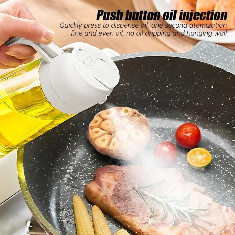 🌟 Imported™ 2-in-1 Glass Oil Sprayer & Dispenser