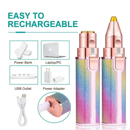 2-in-1 Facial Hair Remover