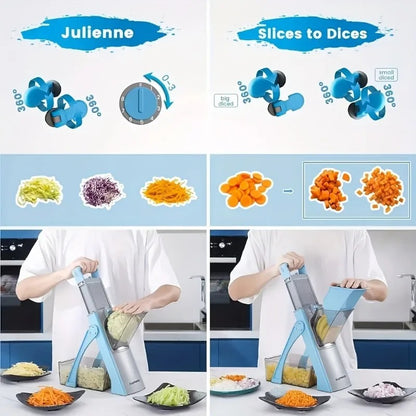 5 in 1 Multifunctional Vegetable Cutter