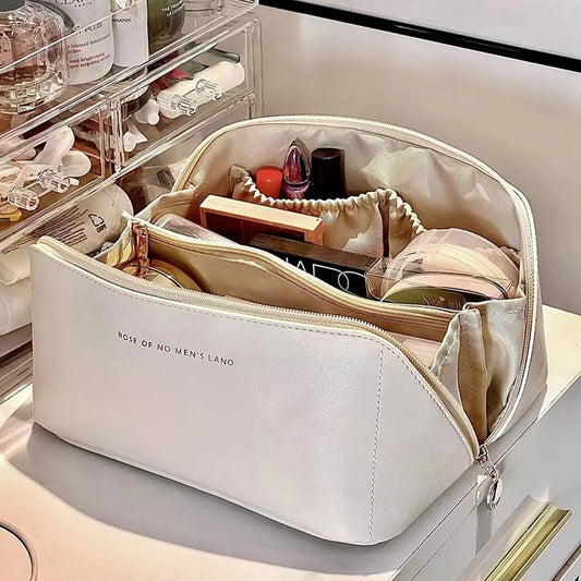 Premium Leather Cosmetic Bag
